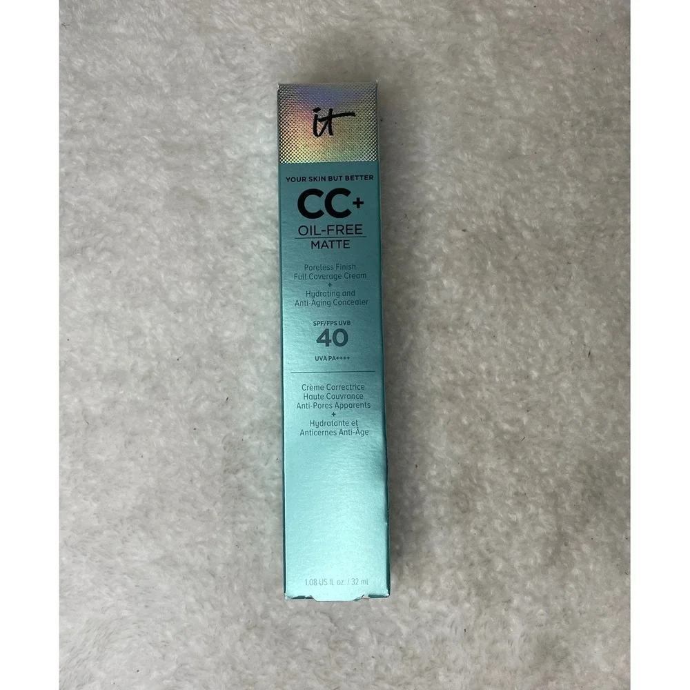 IT Cosmetics Your Skin But Better CC Oil-Free Matte SPF 40 Foundation Rich 1.08